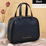 Women's Fashionable Half-bend Portable Cosmetic Bag