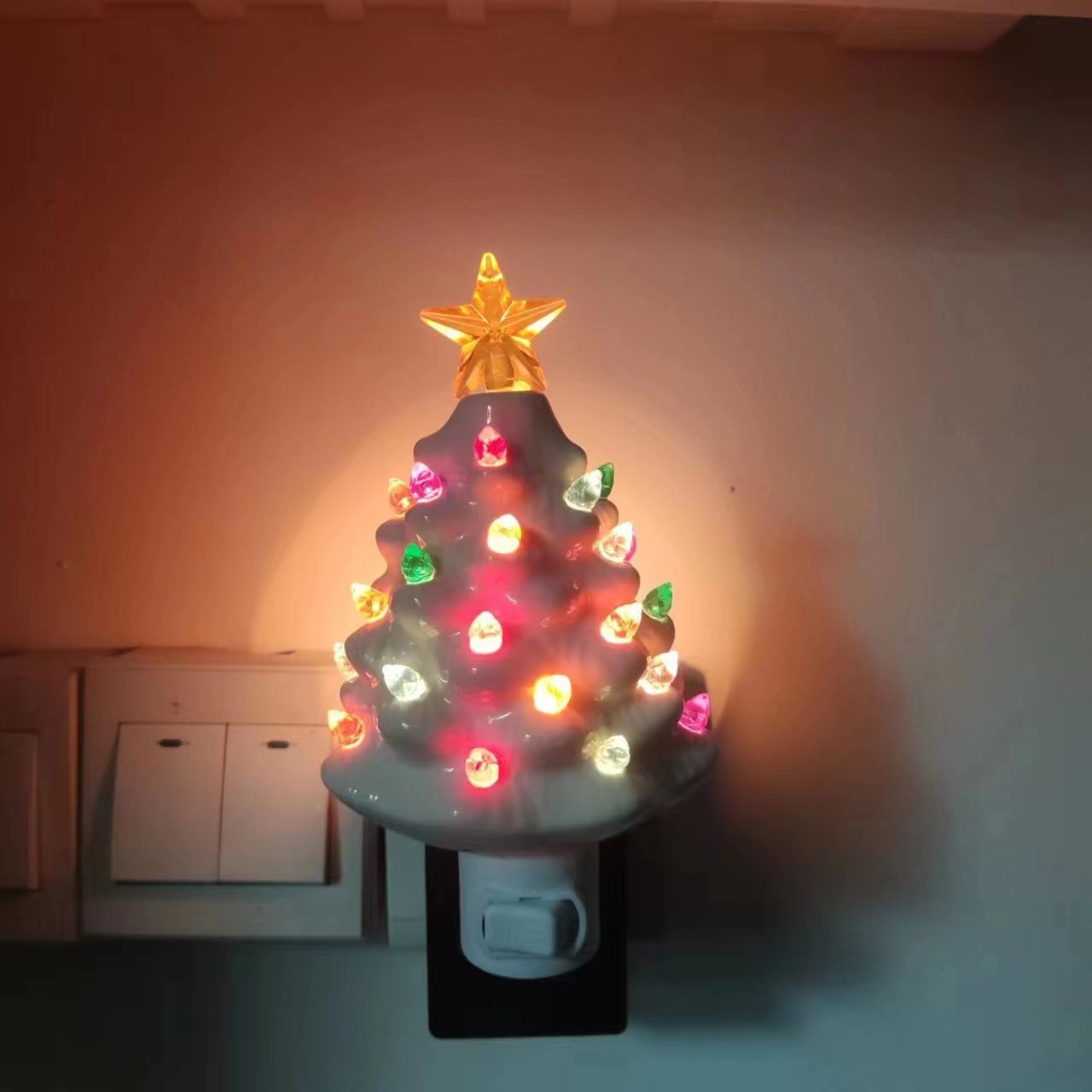 Night Lamp For Christmas Tree Cross-border Bedside Lamp