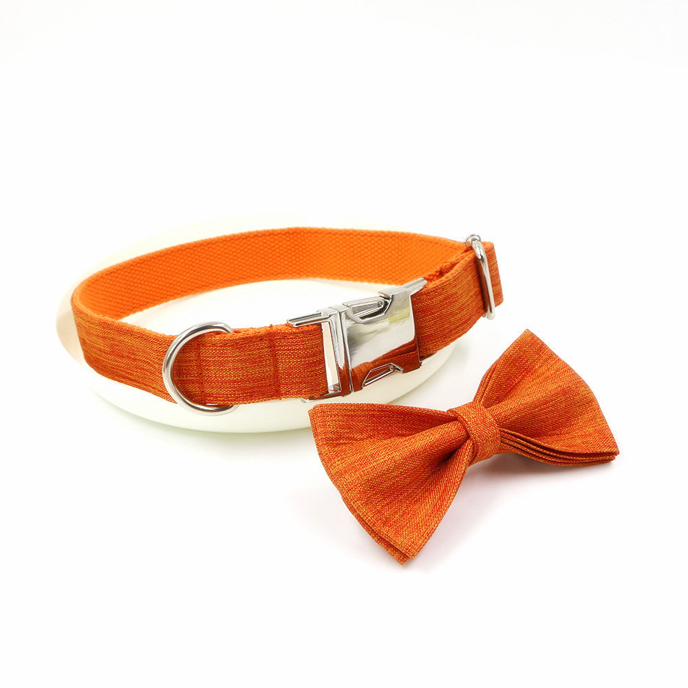 Pet Supplies Hot Dog Collar Leash, Pet Bow Collar Pet Leash