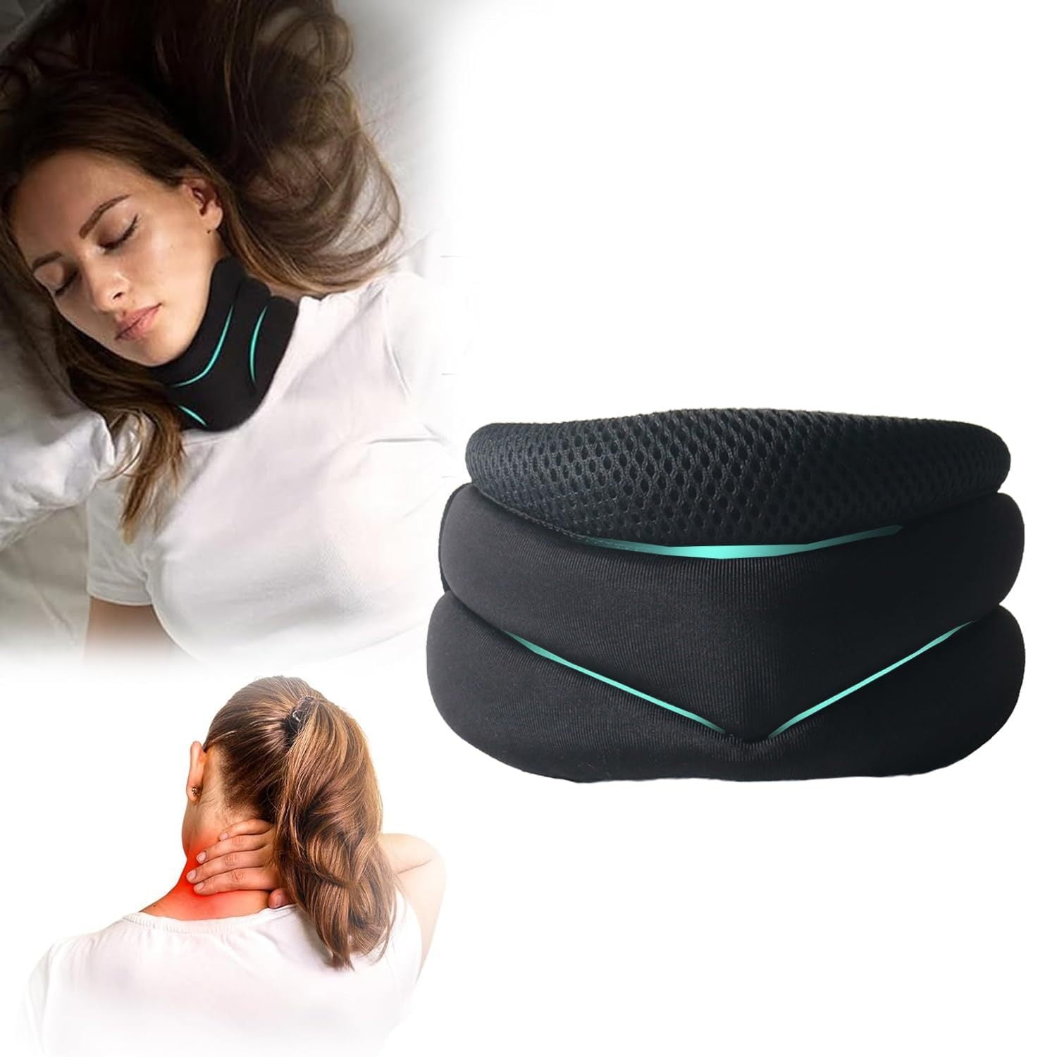 Upgraded Neck Brace Foam Cervical Collar For Pain Relief And Pressure In Spine Adjustable Neck Support