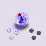 Cat Dog Toy Ball New Fashion Glowing Transparent Plastic Ball Pet Interactive Toy Funny Training Cat GlowBalls Toys Pet Products